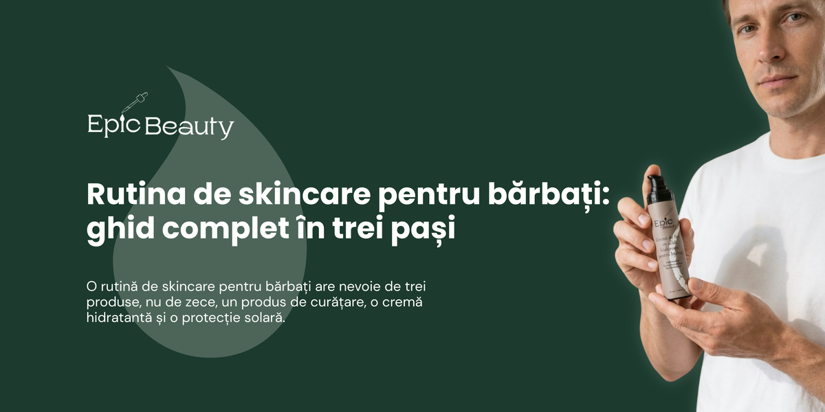 Rutina de skincare pentru bărbați: ghid complet în trei pași