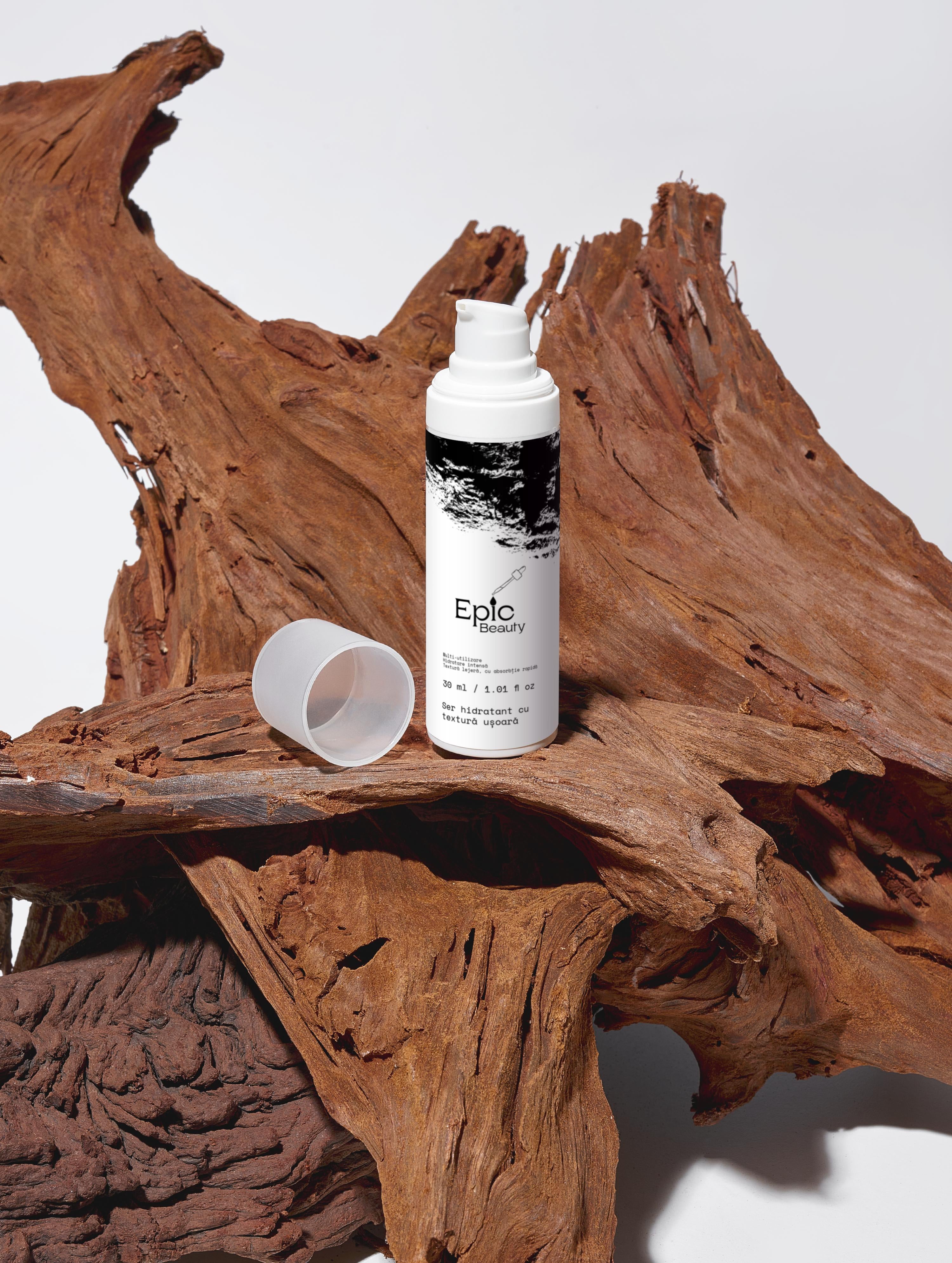 Ser hidratant lejer cu acid hialuronic & extracte botanice