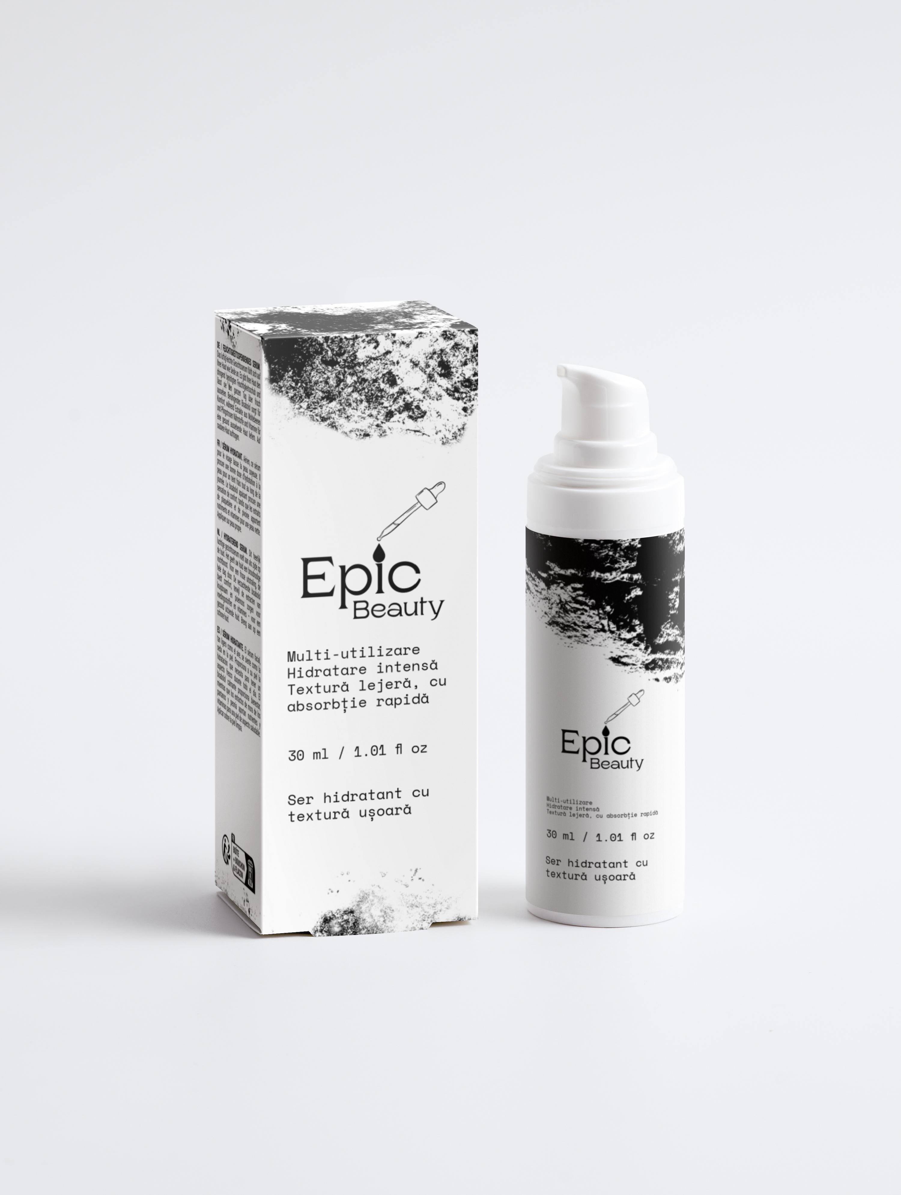 Ser hidratant lejer cu acid hialuronic & extracte botanice