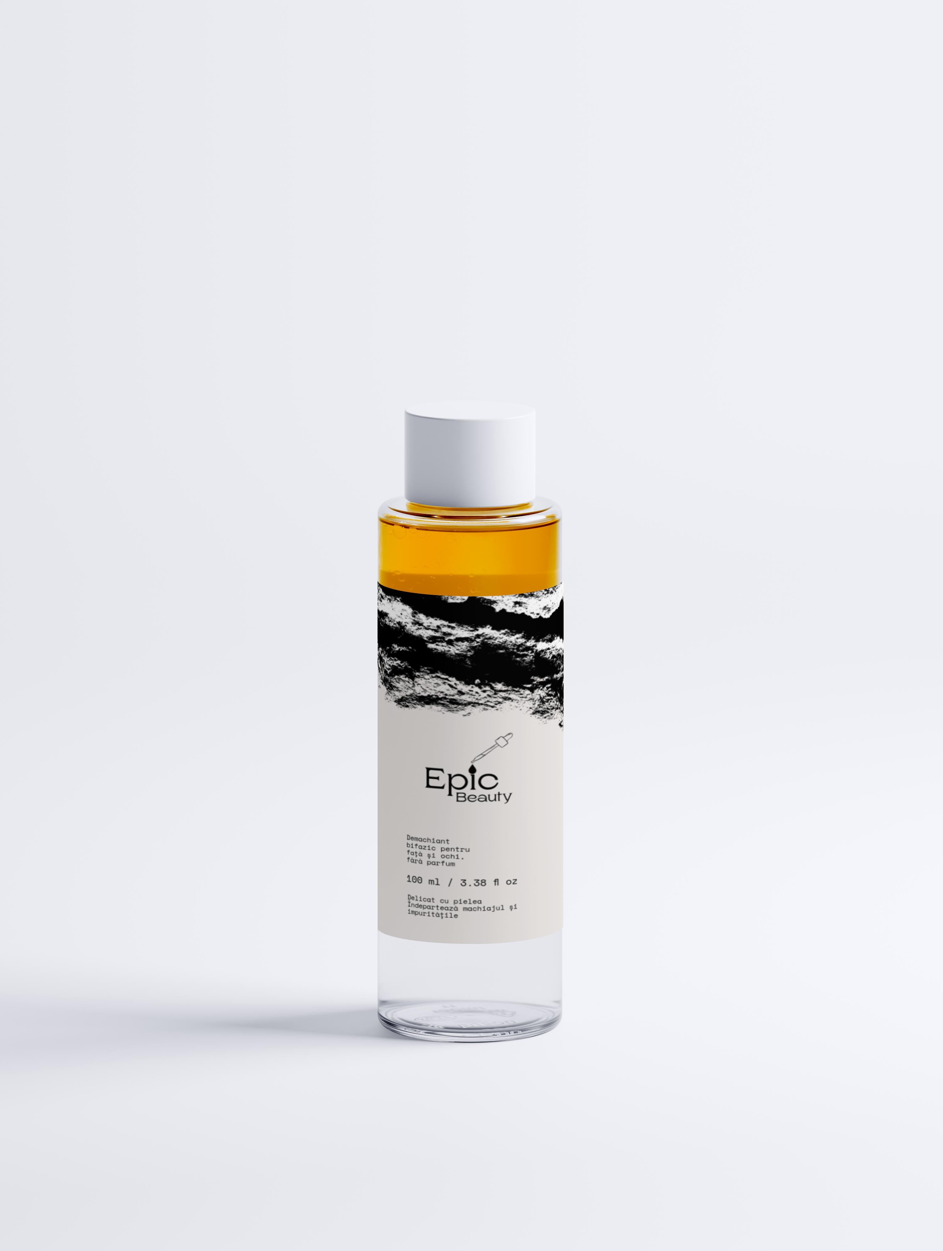 Demachiant bifazic delicat pentru toate tipurile de ten - Epic Beauty