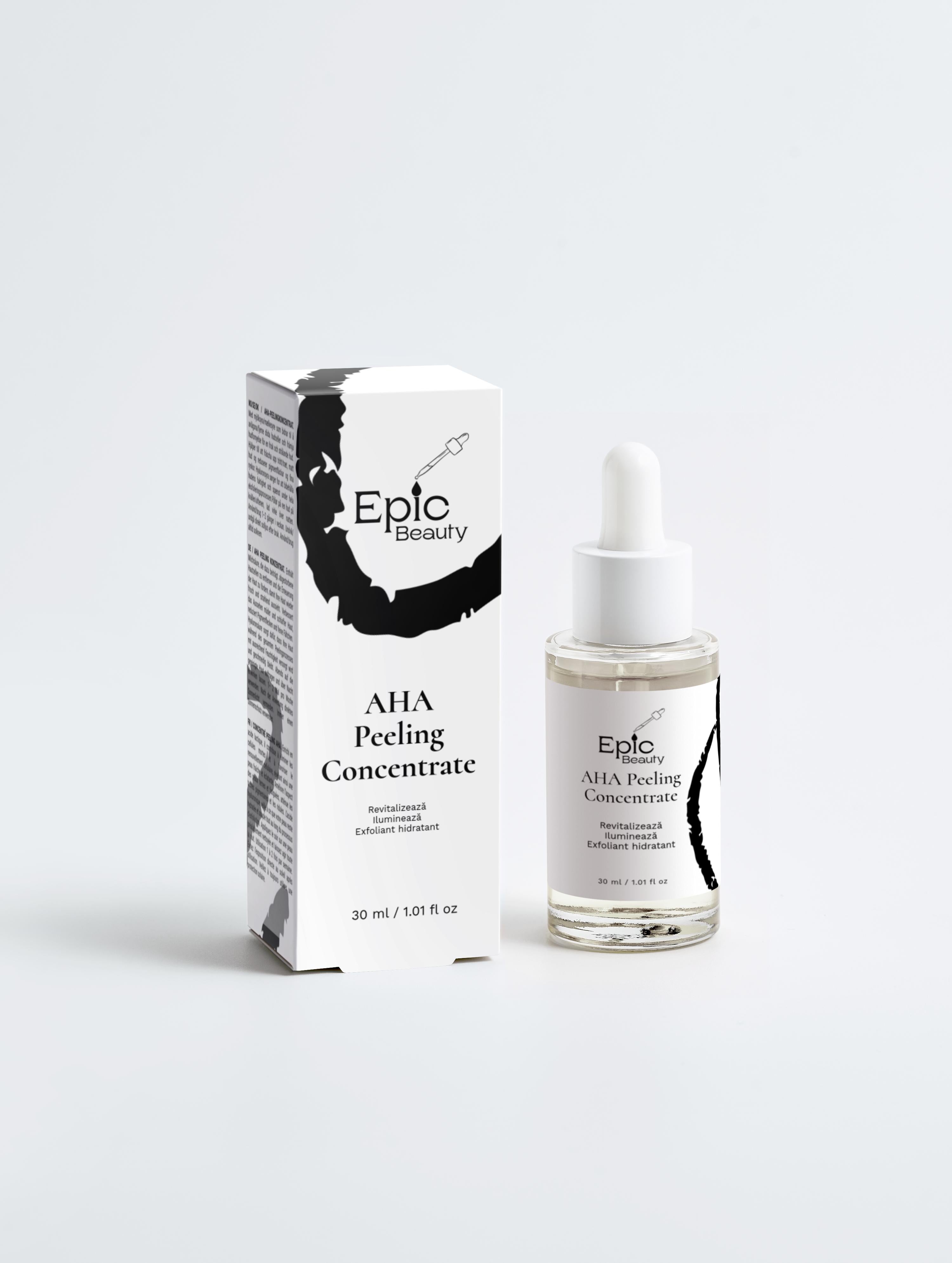 Exfoliant hidratant cu acid lactic si acid hialuronic - Epic Beauty