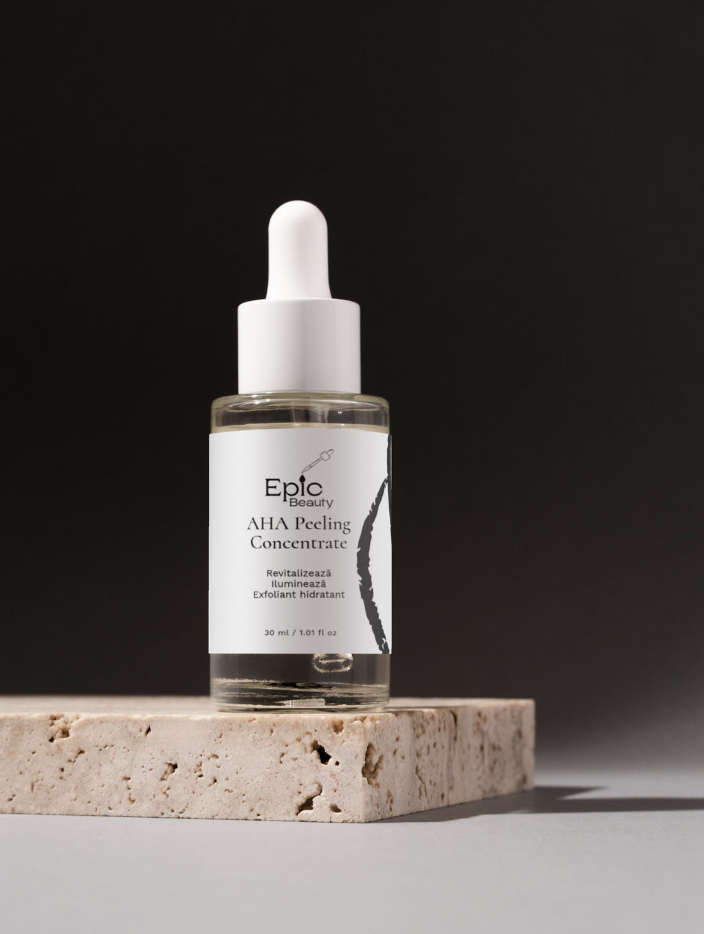 Exfoliant hidratant cu acid lactic si acid hialuronic - Epic Beauty