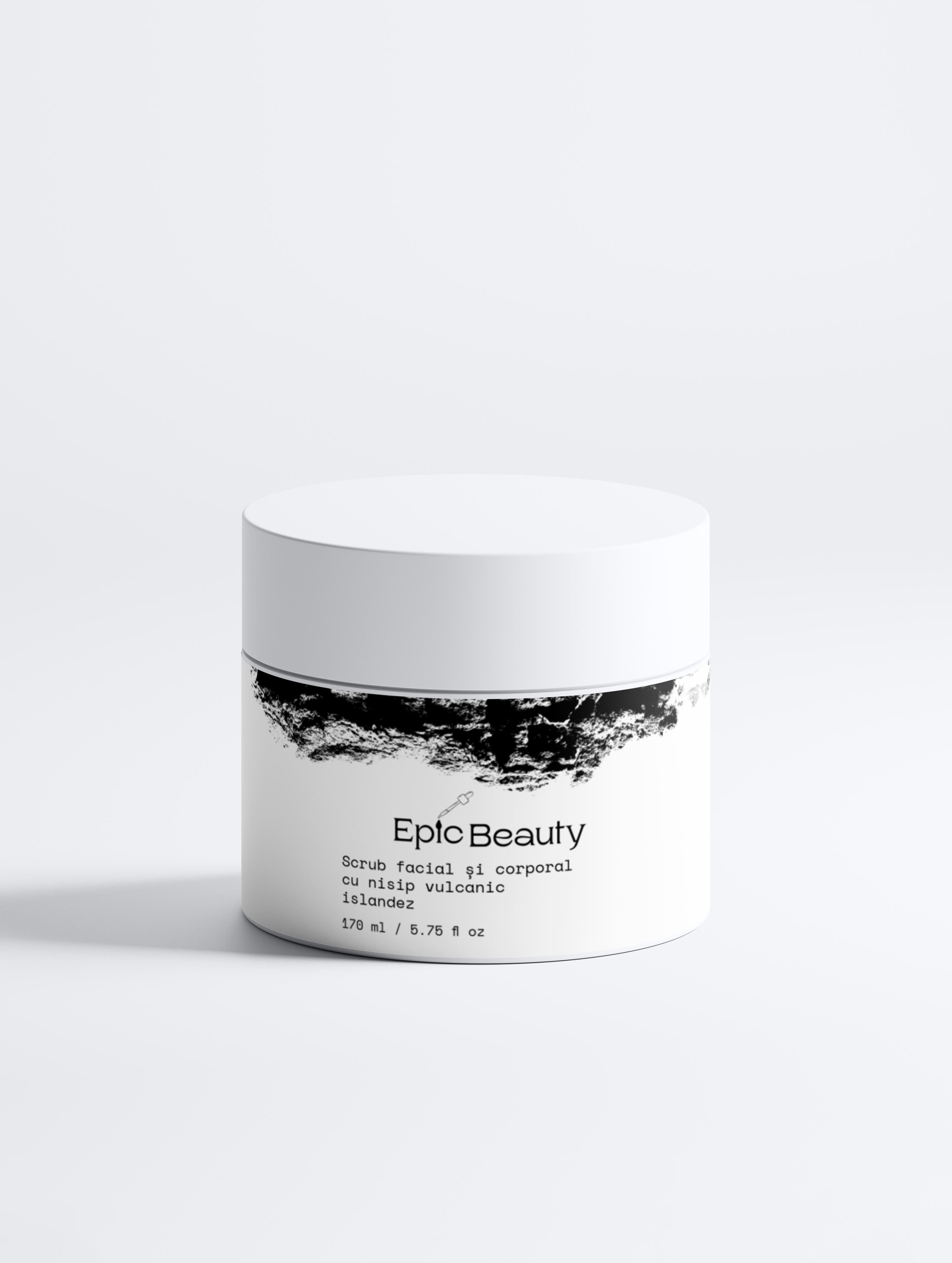 Scrub Facial și Corporal cu Nisip Vulcanic Islandez