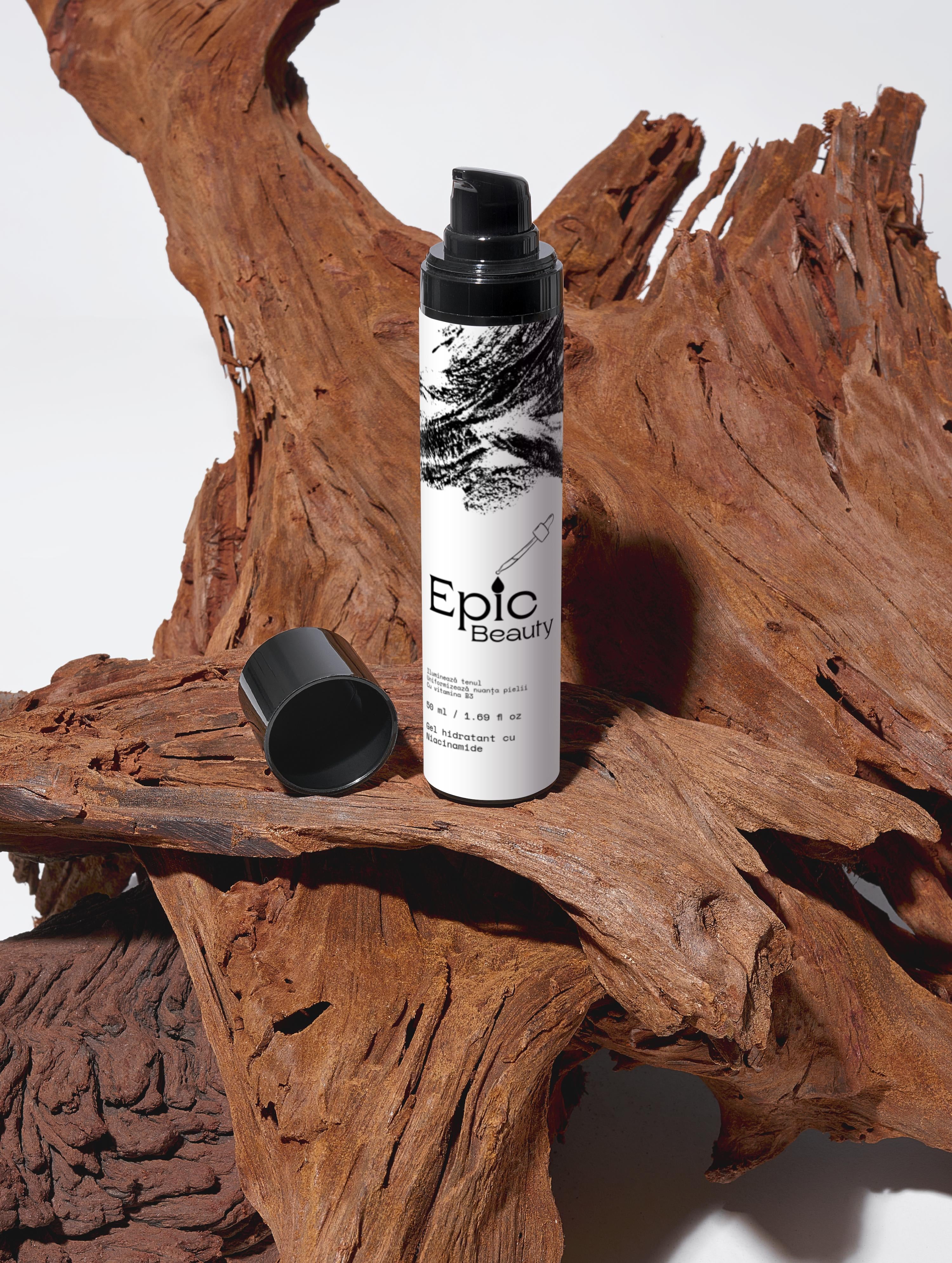 Gel facial hidratant cu 5% niacinamide