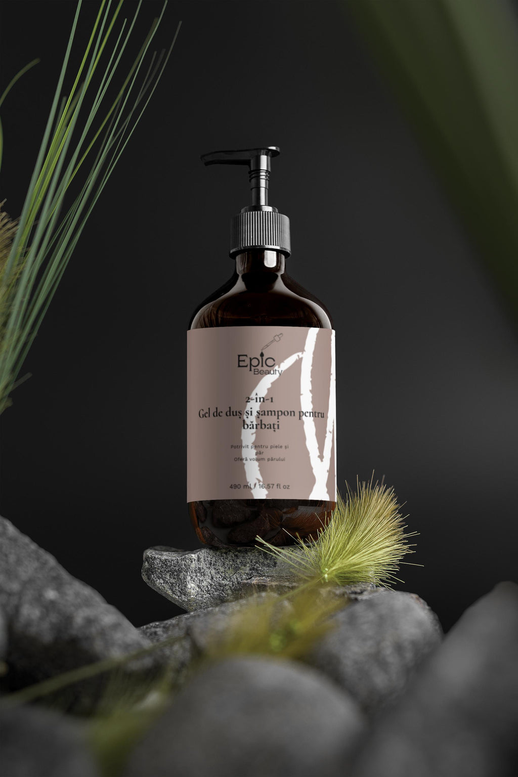 Sampon si gel de dus 2-in-1 pentru barbati