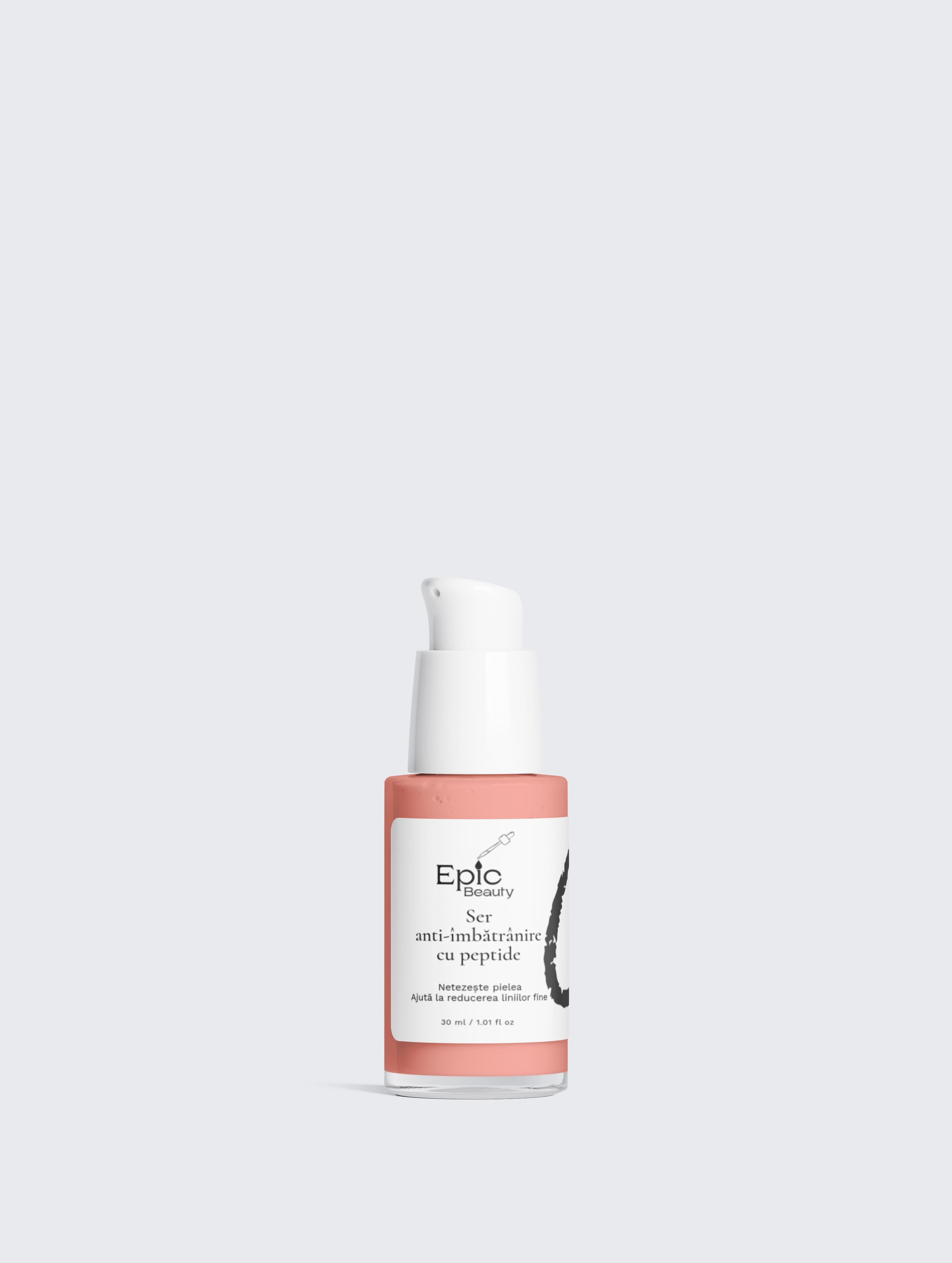 Ser anti-age cu peptide si acid hialuronic - Epic Beauty
