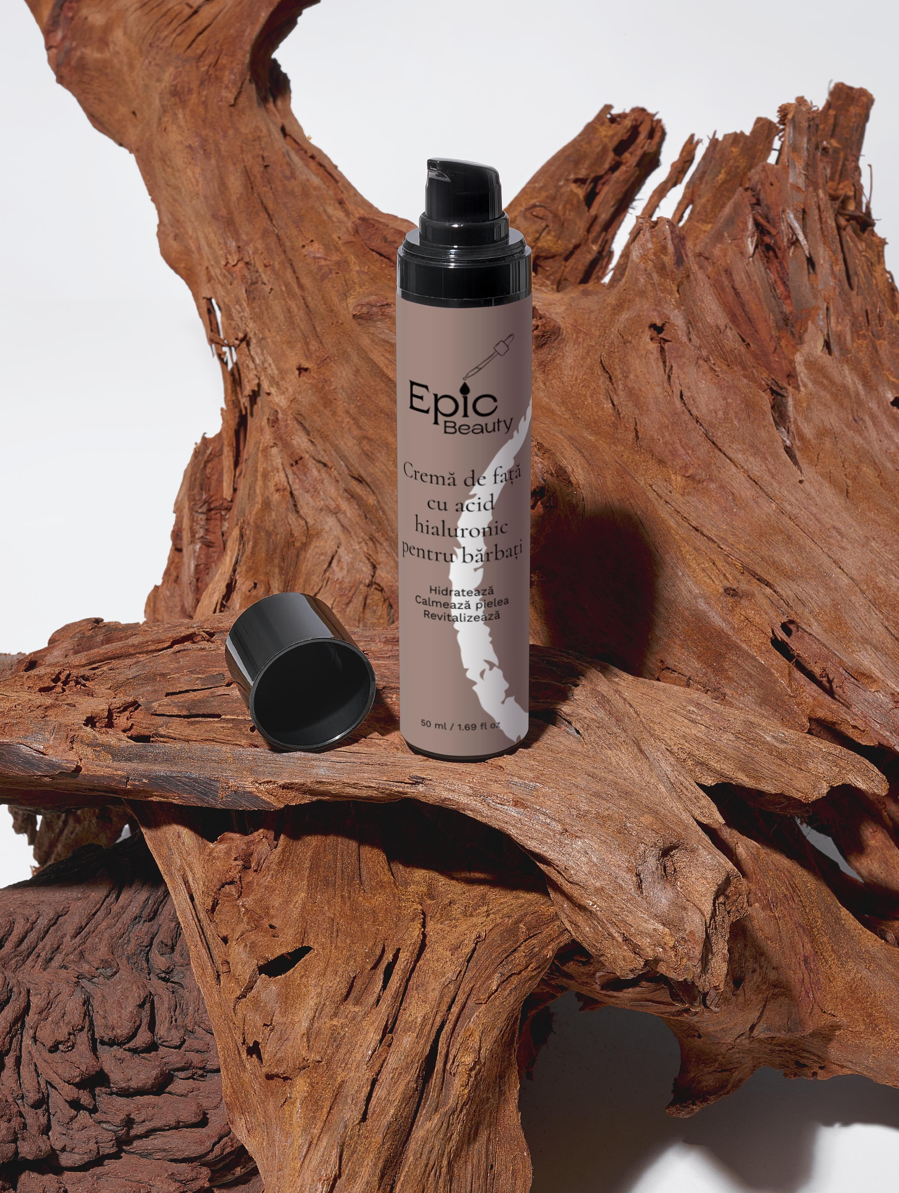 Cremă de Față cu Acid Hialuronic pentru Bărbați