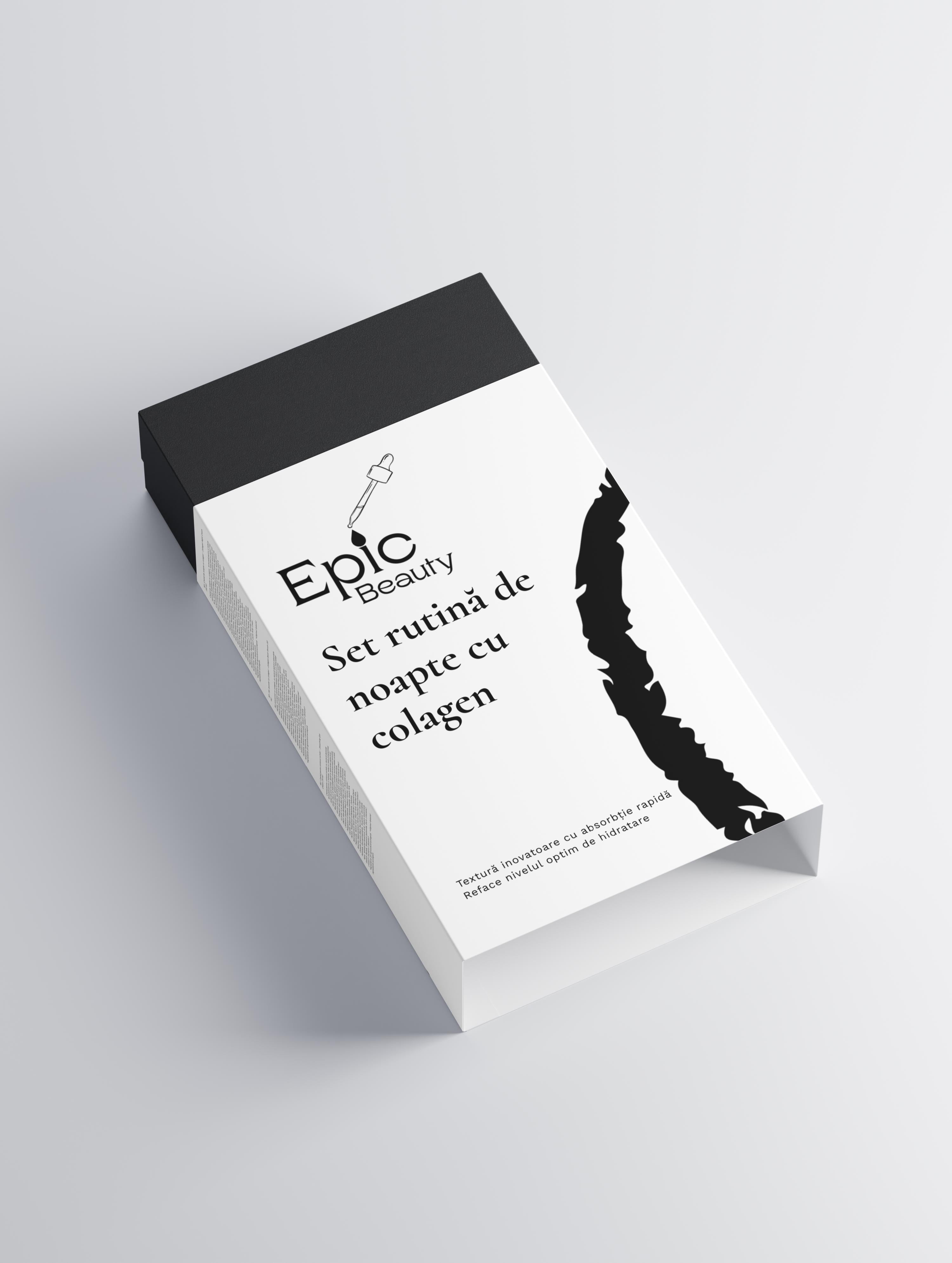 Set de noapte cu colagen pentru față