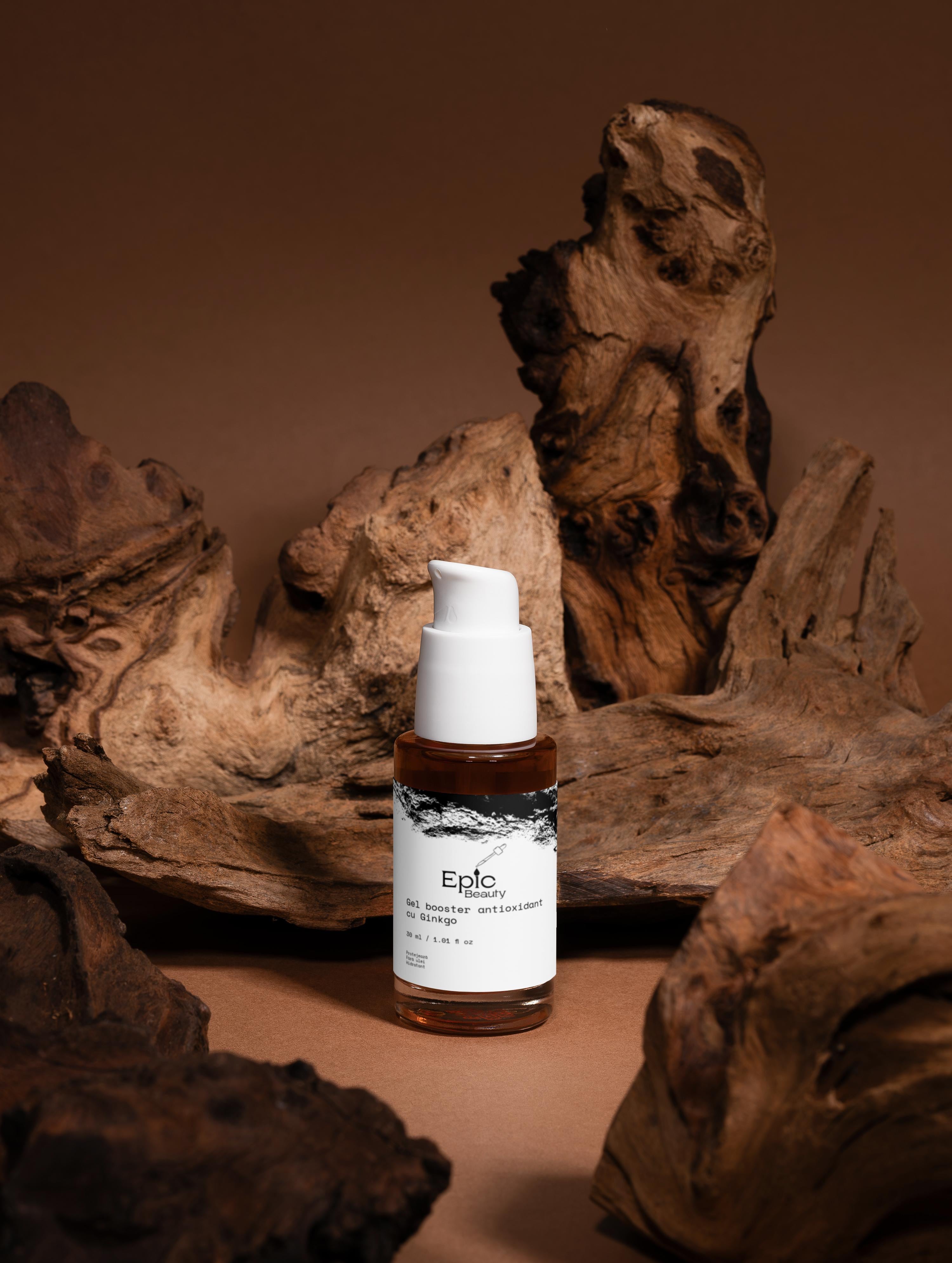 Gel booster antioxidant cu extract de Ginkgo biloba