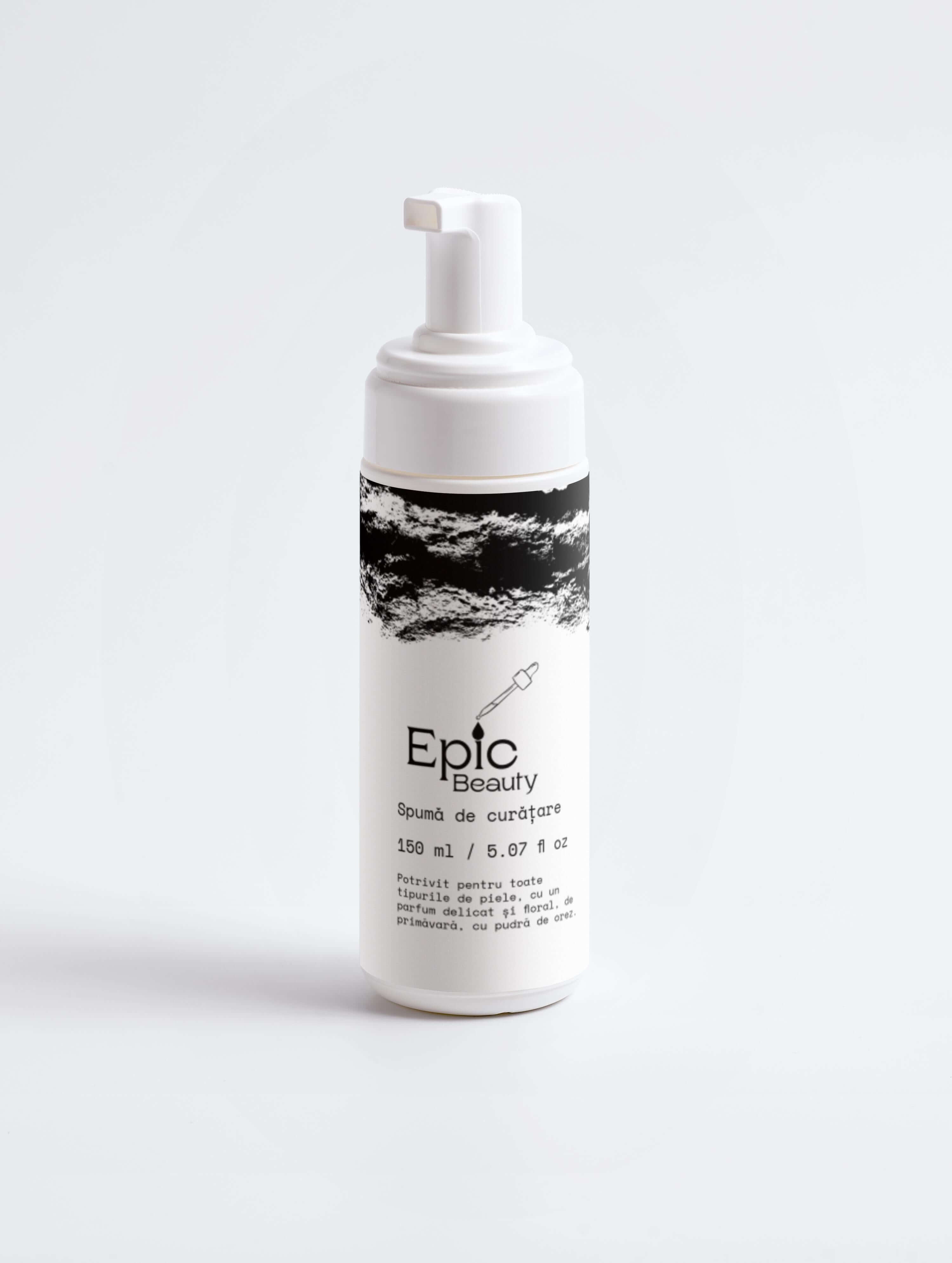Spuma de curatare delicata pentru toate tipurile de ten - Epic Beauty