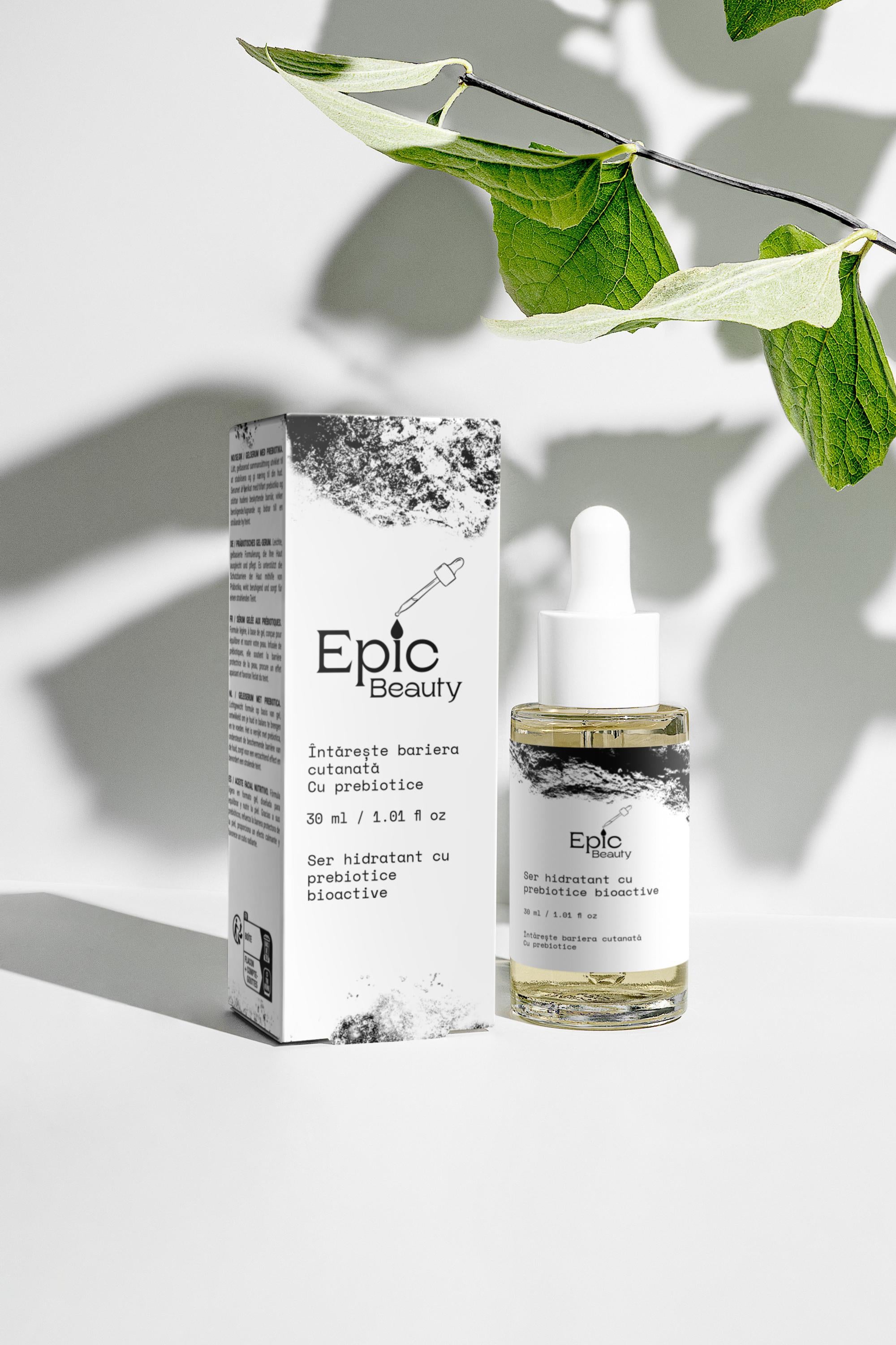 Ser jelly bioactiv cu prebiotice pentru echilibrul pielii