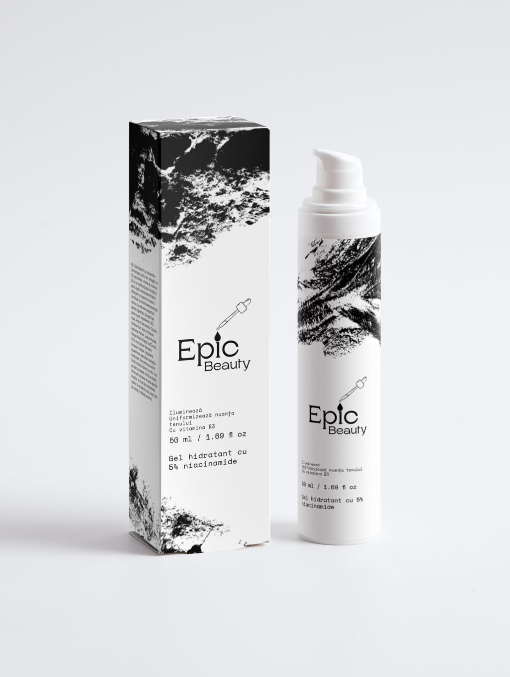 Gel hidratant cu 5% niacinamide