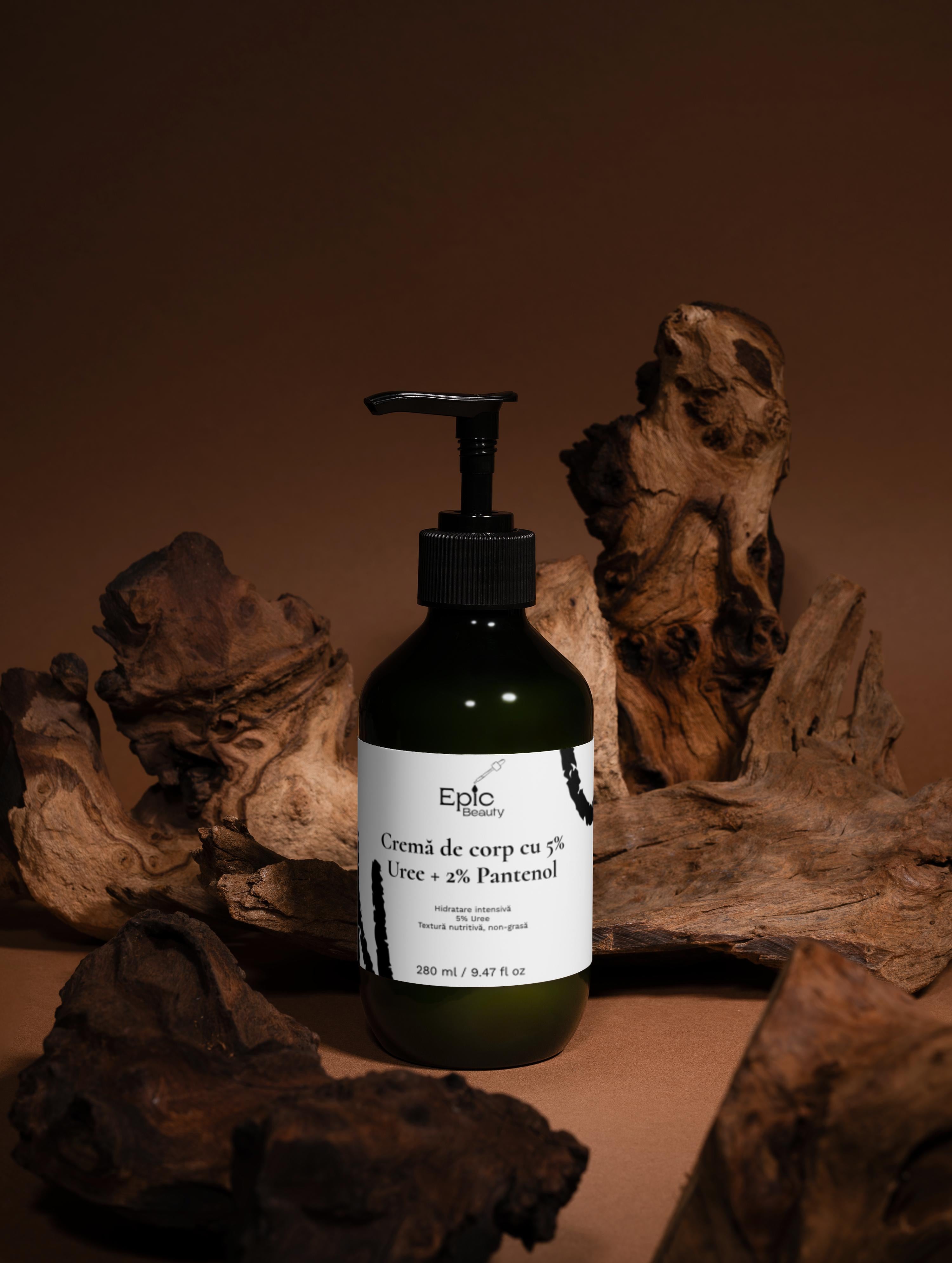 Cremă de corp cu 5% Uree + 2% Pantenol